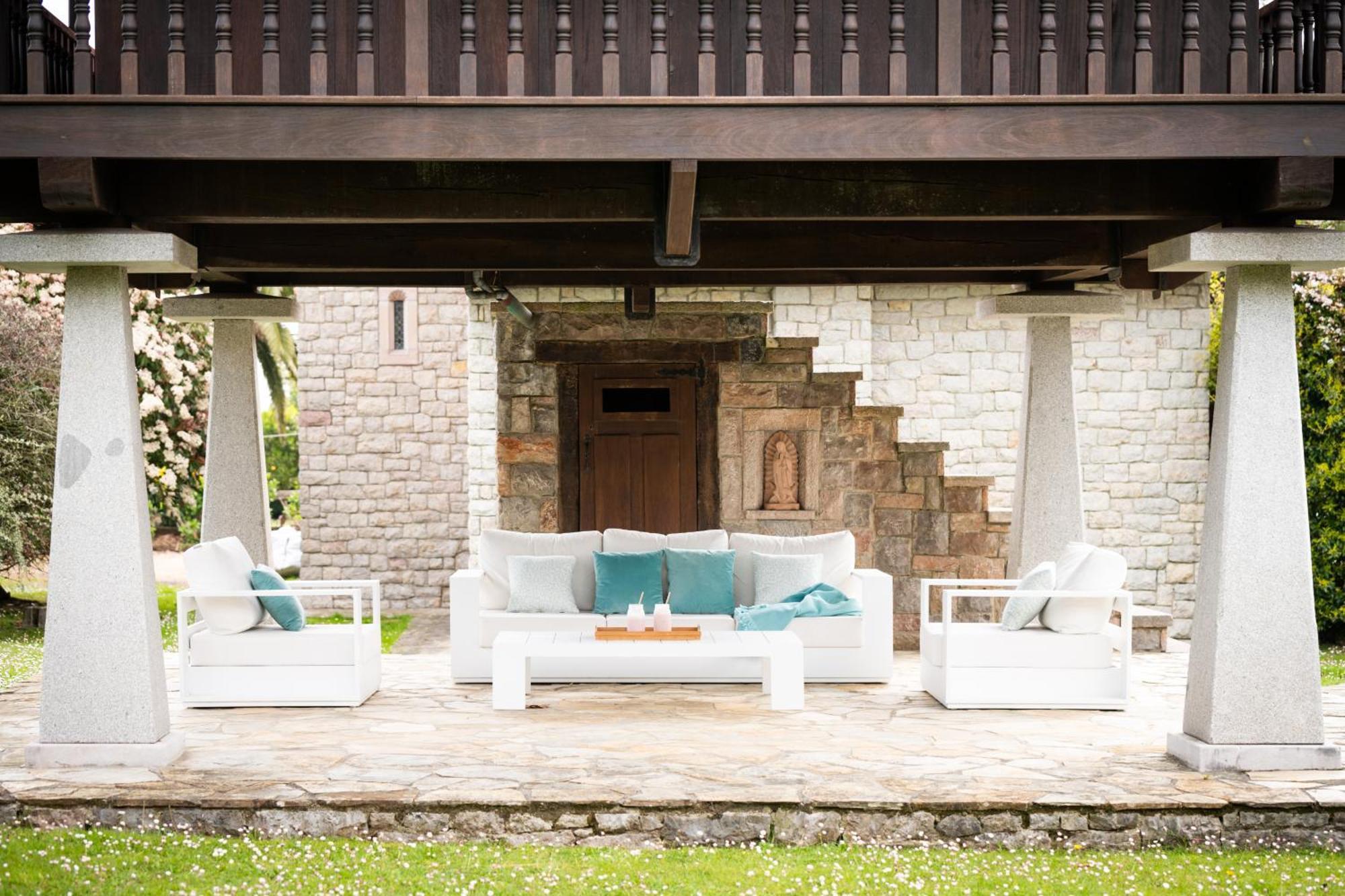 利亚内斯 Casa En La Costa Con Wifi Jardin Y Barbacoa旅馆 外观 照片