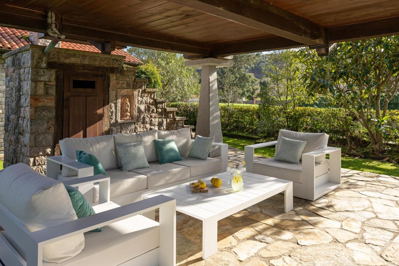 利亚内斯 Casa En La Costa Con Wifi Jardin Y Barbacoa旅馆 外观 照片