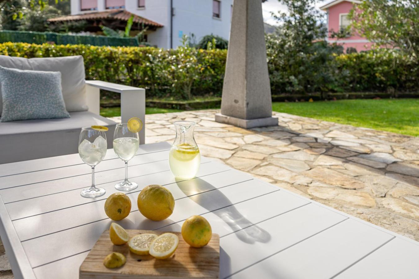 利亚内斯 Casa En La Costa Con Wifi Jardin Y Barbacoa旅馆 外观 照片