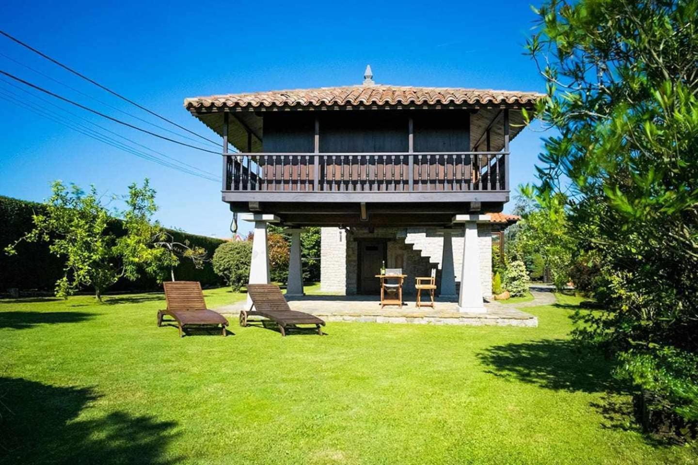 利亚内斯 Casa En La Costa Con Wifi Jardin Y Barbacoa旅馆 外观 照片