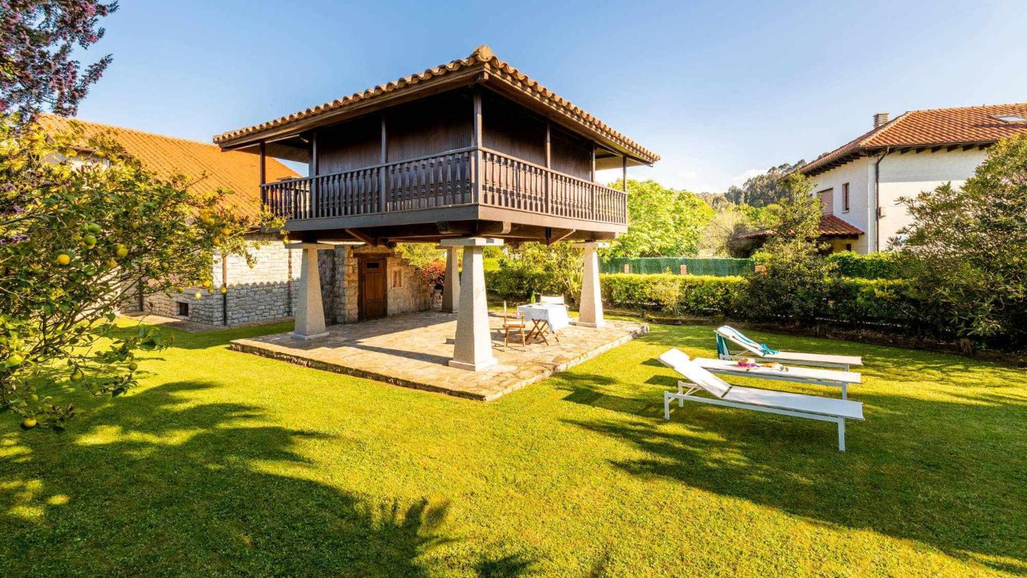 利亚内斯 Casa En La Costa Con Wifi Jardin Y Barbacoa旅馆 外观 照片